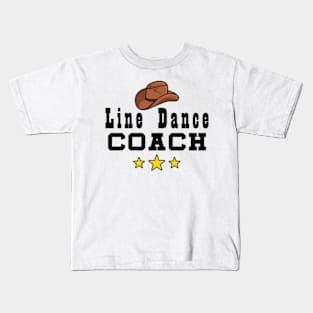 Line Dance Coach Kids T-Shirt